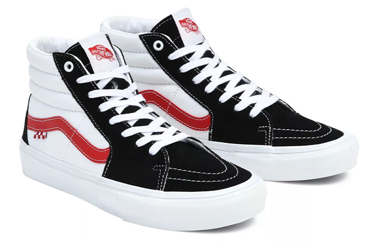 Lookbook Vans Skate Sk8-Hi 高筒休閒板鞋 男女皆宜 黑白