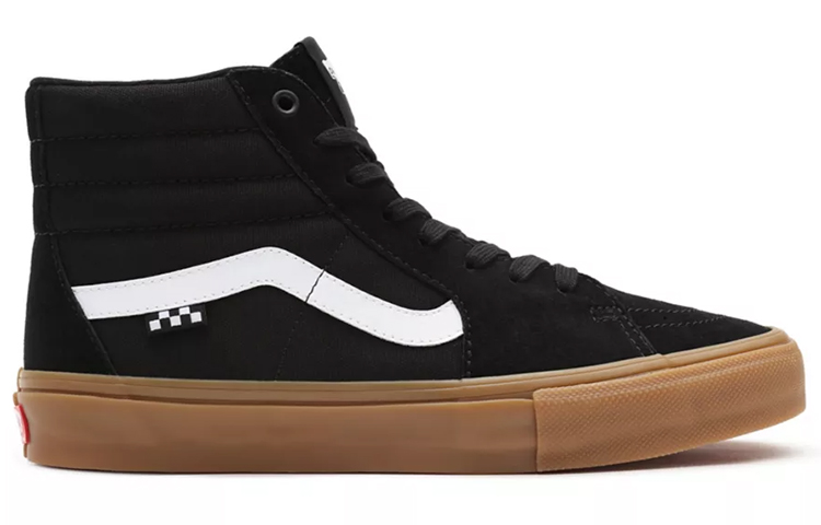 Order ヴァンズ スケートハイ チェッカー 黒ガム (Vanzusuke-tohai Chekkā Kurogamu) VN0A5FCCB9M