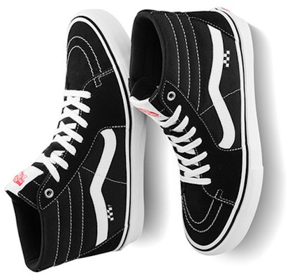 Vans Skate Sk8-Hi 'Kotak-kotak Hitam Putih' VN0A5FCCY28 Shop Vans Skate Sk8-Hi 'Kotak-kotak Hitam Putih' VN0A5FCCY28