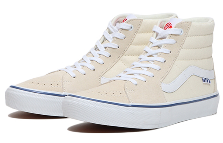 Order Vans Skate Sk8-Hi 'Checkerboard - Putih Kusam' VN0A5FCCOFW