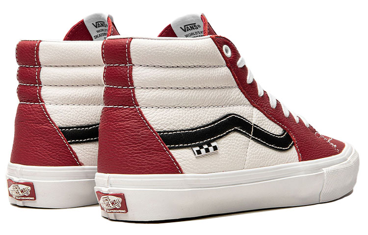Lookbook Vans SK8-HI Zapatillas Sport Mid-Top Rojo/Blanco VN0A5FCC82E