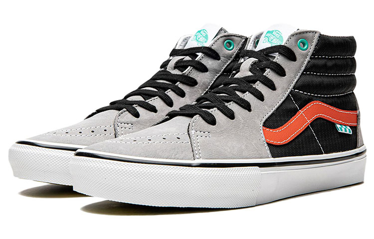 Order 반스 스케이트 SK8-HI 그레이/블랙/레드 VN0A5FCCAPH