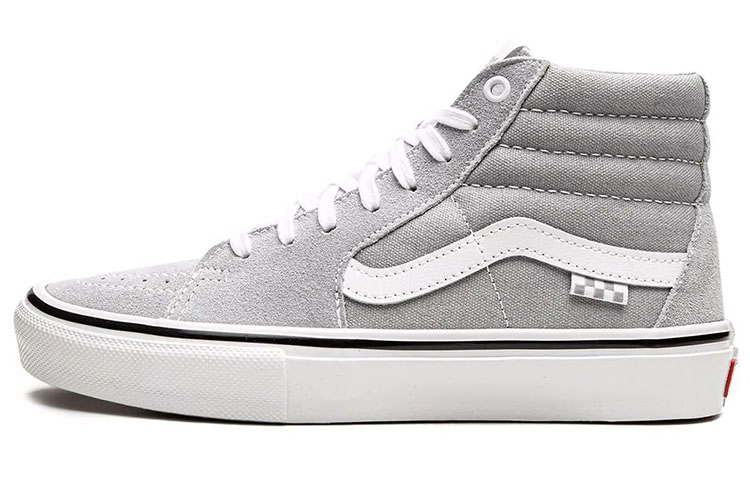 Buy Vans 滑板 Sk8-Hi 高筒休閒鞋 男女皆宜 灰白色
