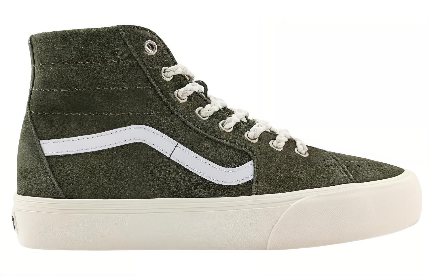 Lookbook Vans Skate Sk8-Hi 'Hijau Putih' VN0009Q0KFR