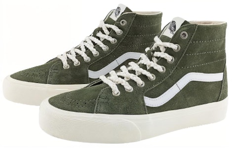 반스 스케이트 스케이트-하이 '그린 화이트' VN0009Q0KFR Lookbook 반스 스케이트 스케이트-하이 '그린 화이트' VN0009Q0KFR