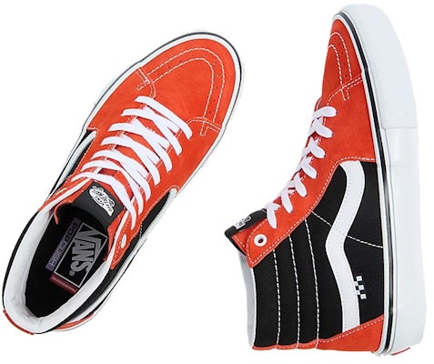 Vans Skate Sk8-Hi 'Merah Hitam' VN0A5FCCY25 Lookbook Vans Skate Sk8-Hi 'Merah Hitam' VN0A5FCCY25