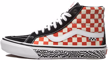 Vans Skate Sk8-Hi Reissue 'Grosso 84 - Red Checkerboard' VN0A5KYR428 Vans Skate Sk8-Hi Reissue 'Grosso 84 - Red Checkerboard' VN0A5KYR428