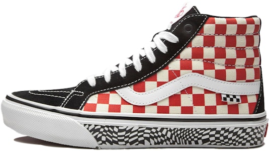 ヴァンズ スケ8ハイ 復刻 グロッソ84 赤チェッカー VN0A5KYR428 Buy ヴァンズ スケ8ハイ 復刻 グロッソ84 赤チェッカー VN0A5KYR428