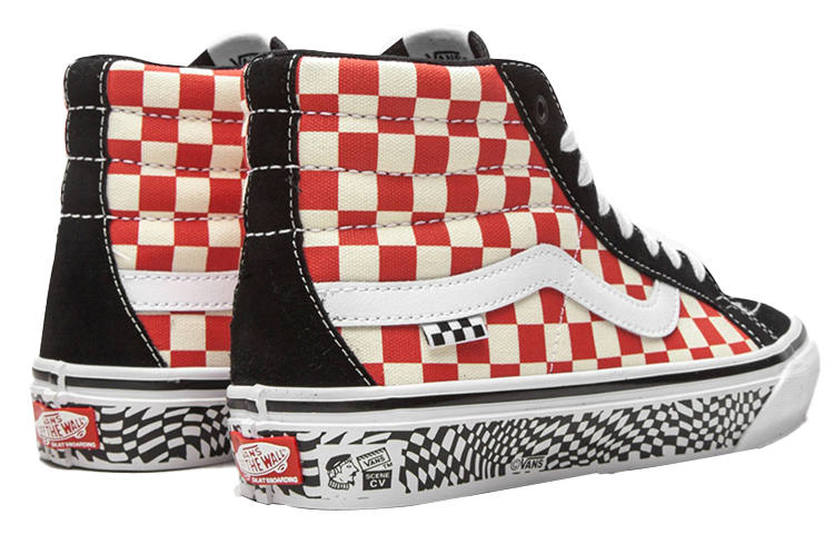Details for Vans Skate Sk8-Hi Reissue ''Grosso 84 - Damier Rouge'' VN0A5KYR428
