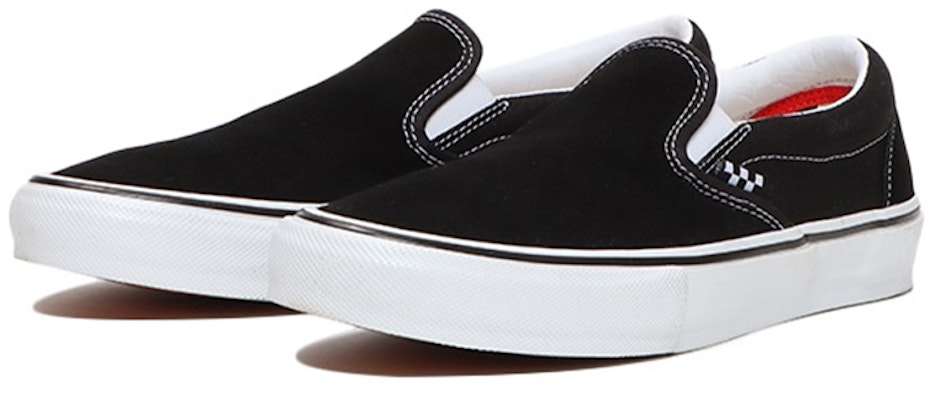 Vans 滑板无带鞋 “黑色棋盘格” VN0A5FCAY28 Order Vans 滑板无带鞋 “黑色棋盘格” VN0A5FCAY28