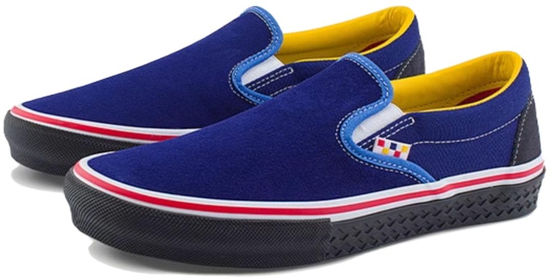 Vans Skate Slip-On 'Padin Musa Biru' VN0A5FCABLU Lookbook Vans Skate Slip-On 'Padin Musa Biru' VN0A5FCABLU
