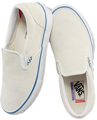 Vans Skate Slip-On 'Raw Canvas - Classic White' VN0A5FCAACV Shop Vans Skate Slip-On 'Raw Canvas - Classic White' VN0A5FCAACV