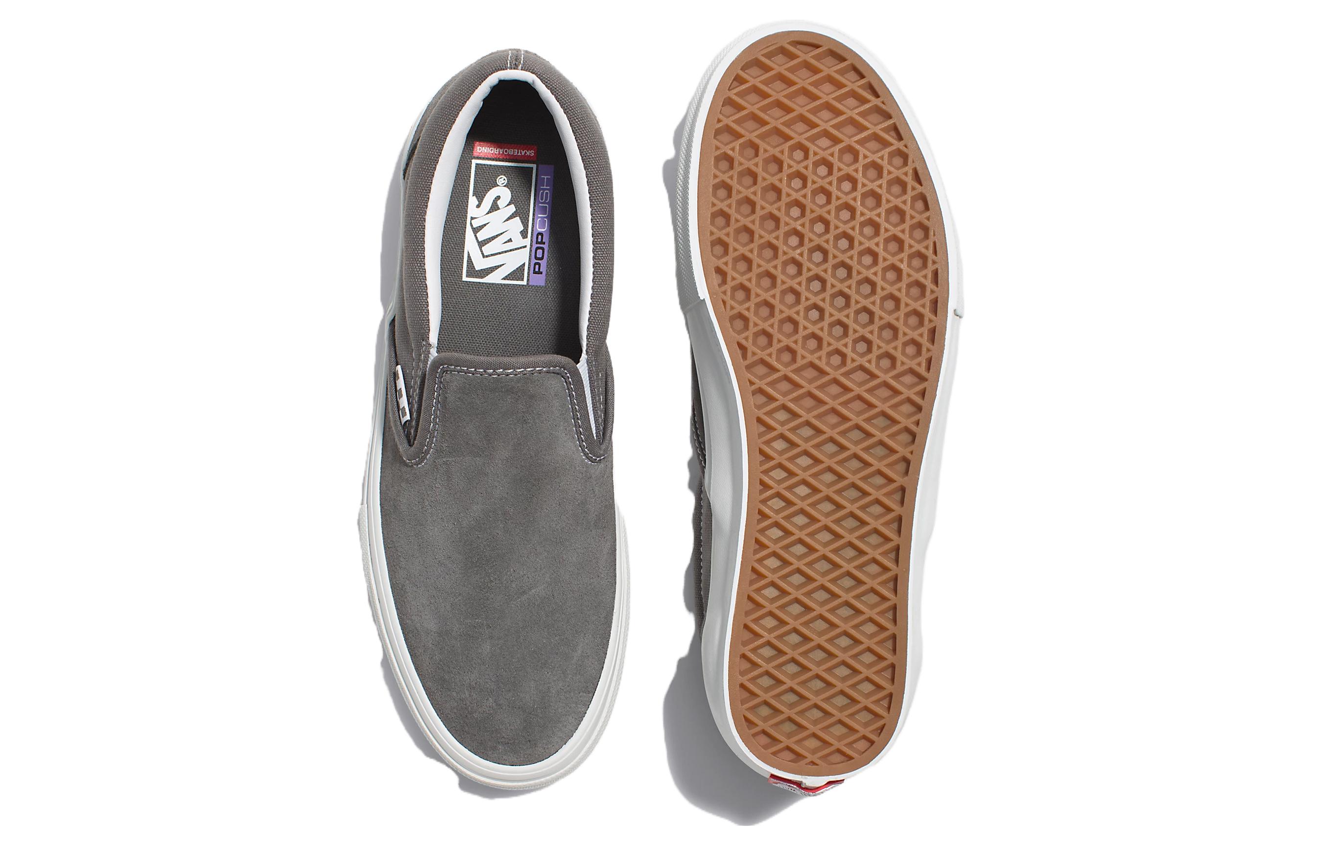 Shop Vans Skate Slip On Gris True 'Blanco Gris' VN0A5FCA195