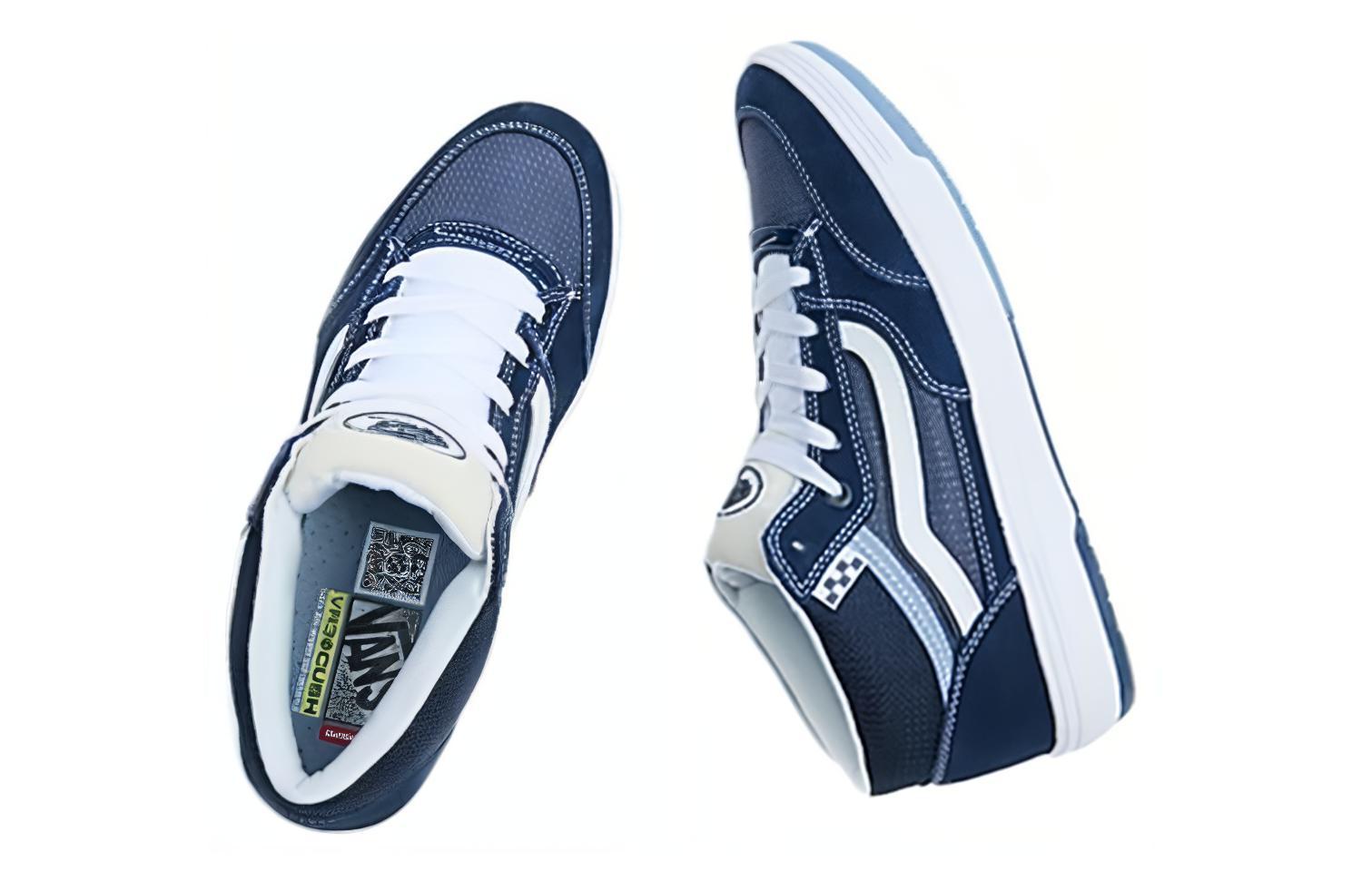 Shop Vans Zahba Mid 'Biru Navy Putih' VN000CBSEK0
