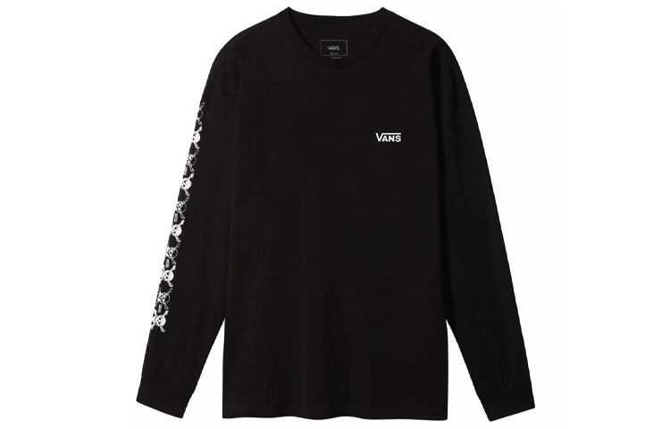 Vans Skull Logo Crewneck Sweatshirt Black VN0A49QMBLK