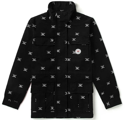 Vans Skull Pirate Print Multi-Pocket Outdoor Workwear Jacket Black Unisex VN0A54KOBLK Buy Vans Skull Pirate Print Multi-Pocket Outdoor Workwear Jacket Black Unisex VN0A54KOBLK