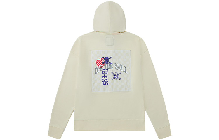 Vans Skull Strawberry Print Hoodie Unisex Off-White VN0A54JRZ6K