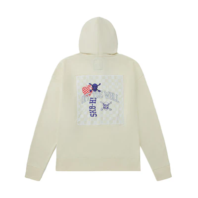 Vans Skull Strawberry Print Hoodie Unisex Off-White VN0A54JRZ6K