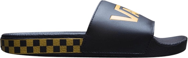 Vans Slide-On 'Checkerboard - Black Sunflower' VN0004KIU27 Vans Slide-On 'Checkerboard - Black Sunflower' VN0004KIU27
