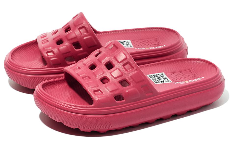 Order Vans Slide-On VR3Cush 休閒舒適 一字拖鞋 男女同款 玫紅色