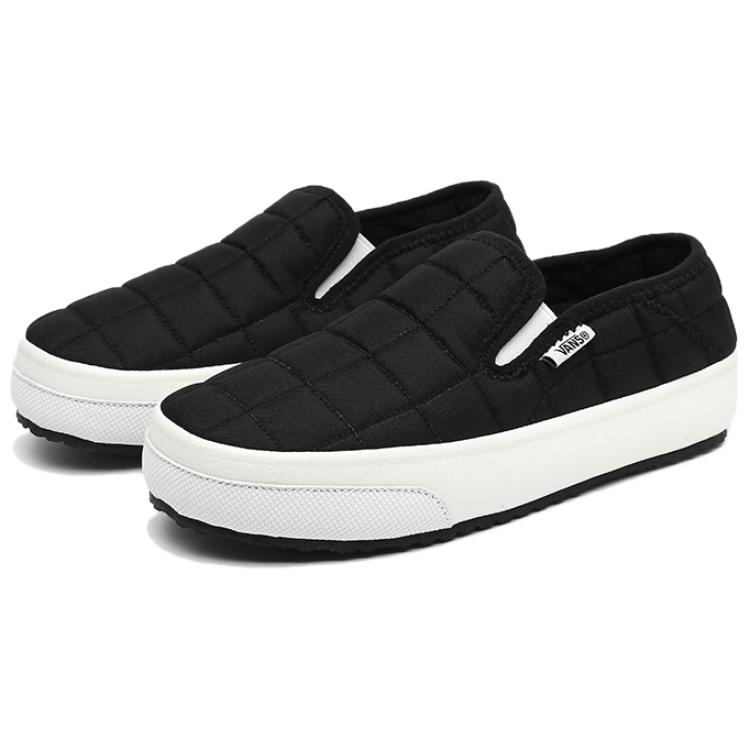 Lookbook Vans Slip-Er Chaussures Légères Basses Décontractées Skate Unisexe Noir VN0A4UWO6BT
