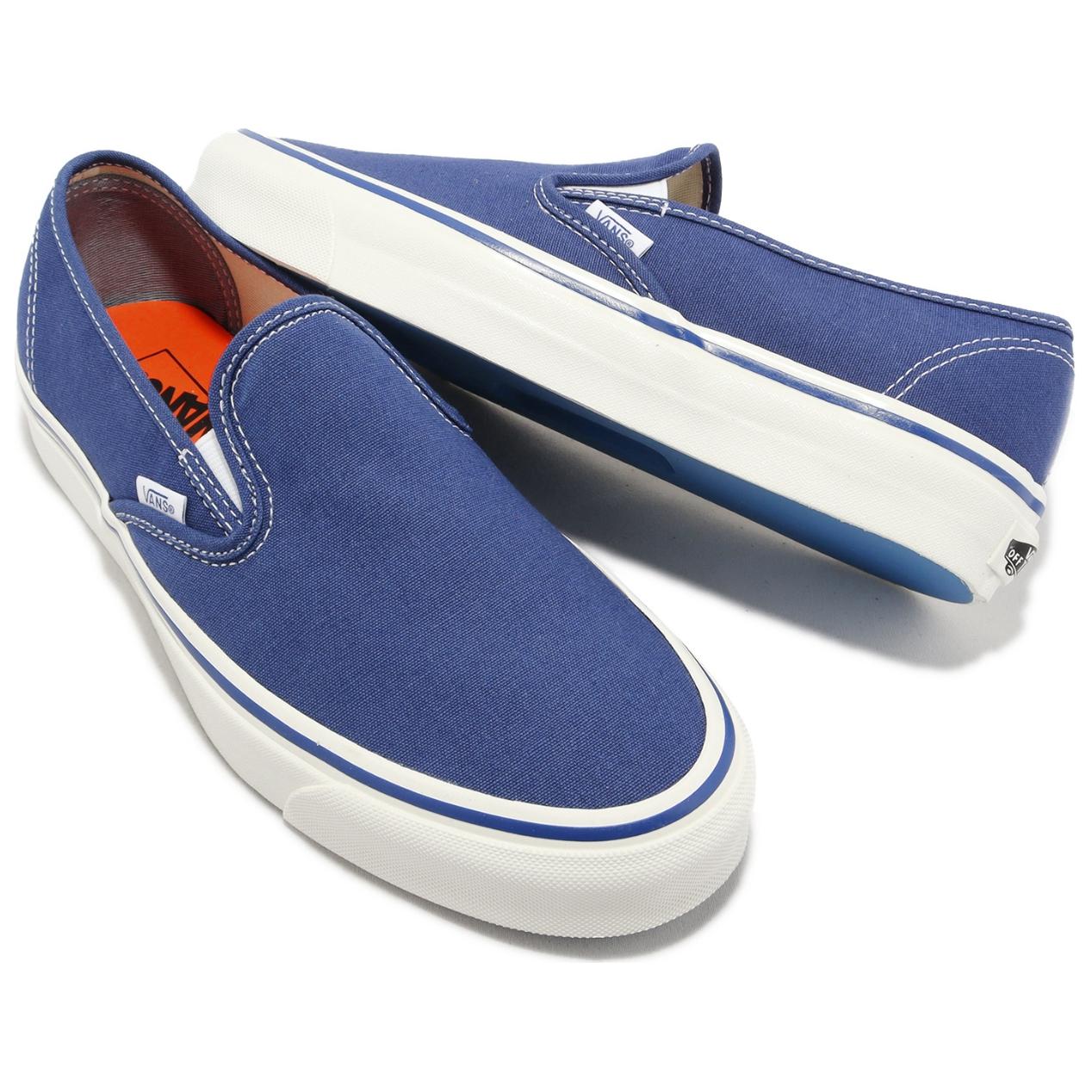 Shop Vans Slip-on 48 Deck DX 'Azul Blanco' VN0005UPIGV1