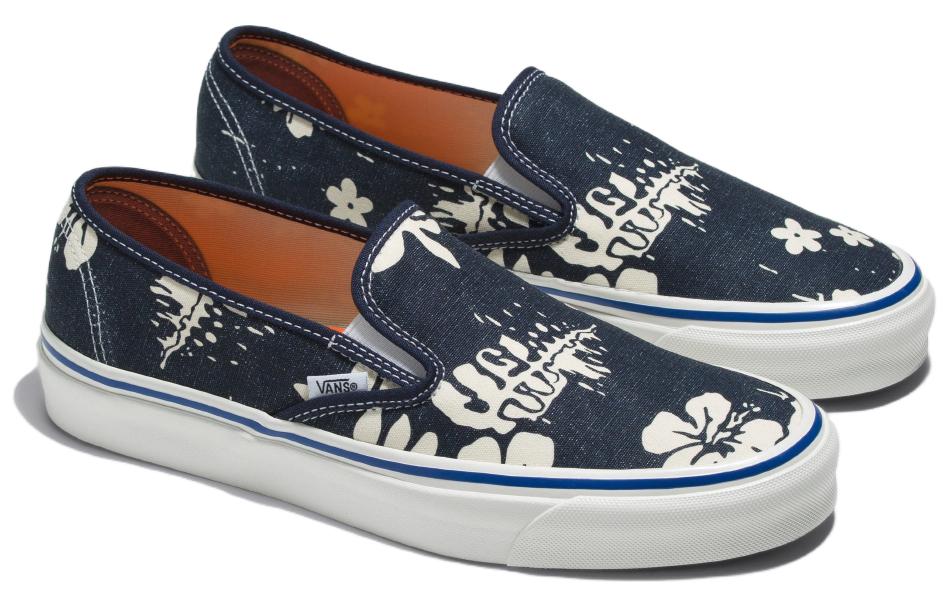 Order 반스 슬립온 48 DX '오리지널 플로럴 네이비' VN0005UPNVY1