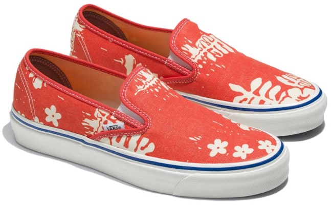 Vans 一脫即穿 防滑耐磨輕便 低筒 滑板鞋 男女同款 紅 Order Vans 一脫即穿 防滑耐磨輕便 低筒 滑板鞋 男女同款 紅