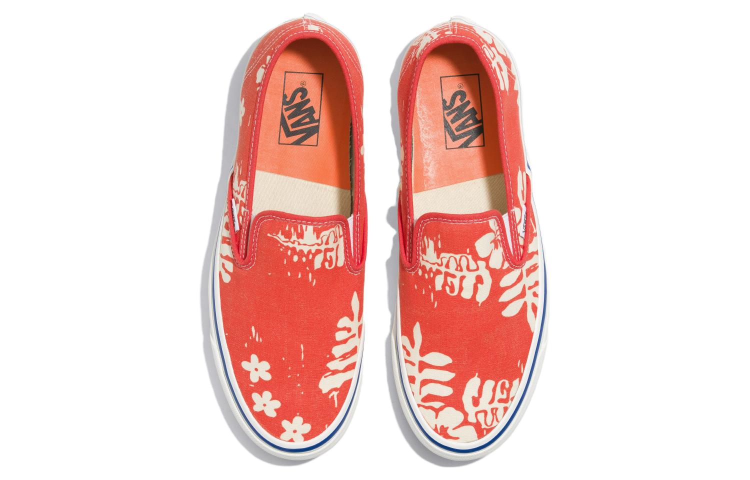 Lookbook Vans Slip-On 48 Deck DX 'OG 花卉橙色' VN0005UPORA1