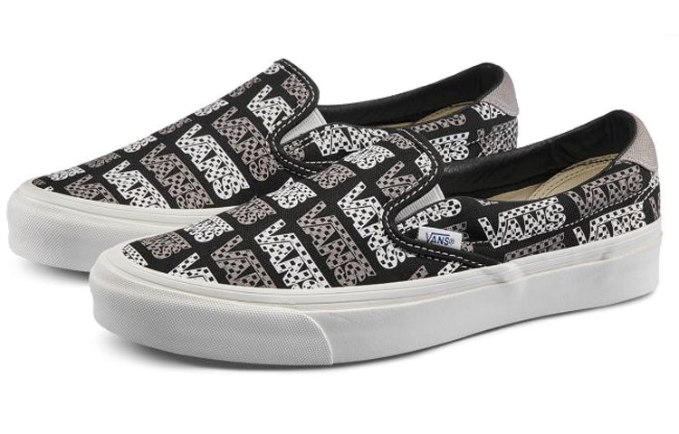 Order バンズ スリッポン59 LX "黒ロゴチェッカー" VN0A4BVDVZ9