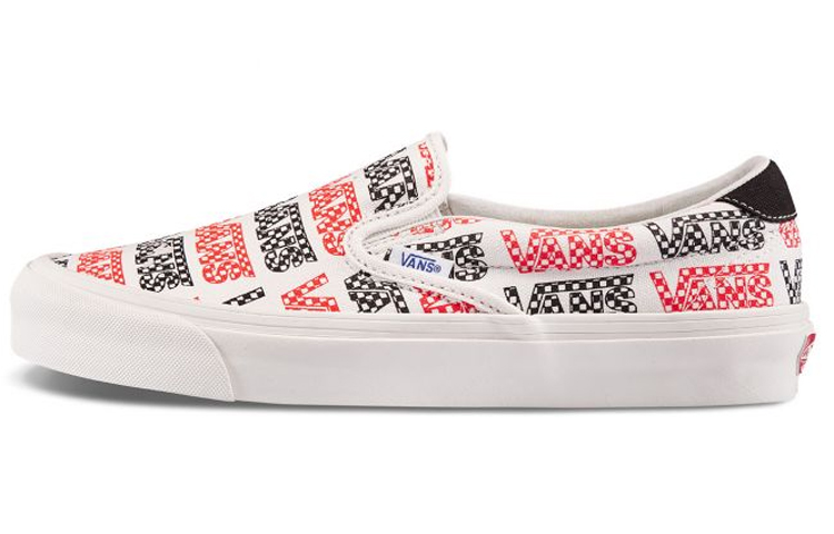 Buy Vans Slip-On 59 LX '賽車紅標誌棋盤格' VN0A4BVDVZC