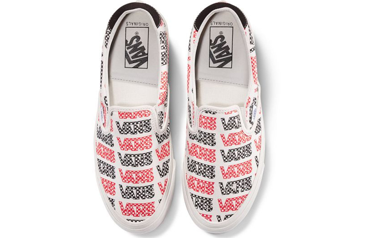 Lookbook Vans Slip-On 59 LX '賽車紅標誌棋盤格' VN0A4BVDVZC