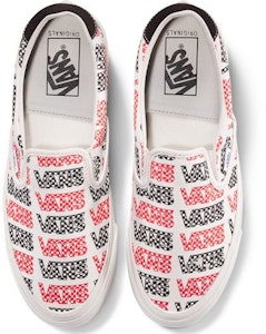 Vans Slip-On 59 LX 'Logo Rojo de Carreras Checkerboard' VN0A4BVDVZC Lookbook Vans Slip-On 59 LX 'Logo Rojo de Carreras Checkerboard' VN0A4BVDVZC