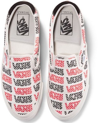 Vans Slip-On 59 LX 'Racing Red Logo Checkerboard' VN0A4BVDVZC Lookbook Vans Slip-On 59 LX 'Racing Red Logo Checkerboard' VN0A4BVDVZC