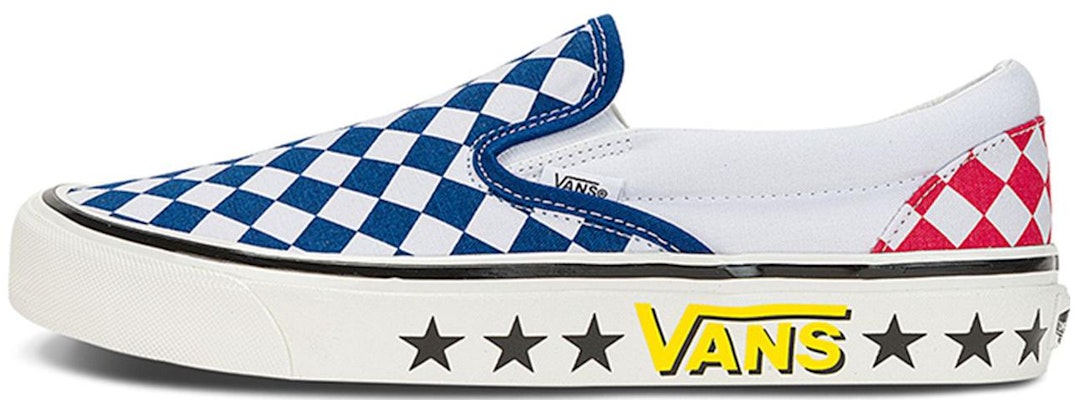 バンズ スリッポン98 DX 白赤青 VN0A7Q58Y6Z Buy バンズ スリッポン98 DX 白赤青 VN0A7Q58Y6Z