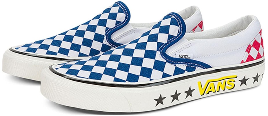 バンズ スリッポン98 DX 白赤青 VN0A7Q58Y6Z Order バンズ スリッポン98 DX 白赤青 VN0A7Q58Y6Z