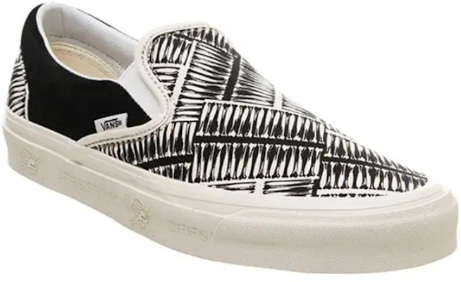 Vans Slip-On 98 Offspring 'Kelabu Putih' VN0A3AVAT0M1 Order Vans Slip-On 98 Offspring 'Kelabu Putih' VN0A3AVAT0M1