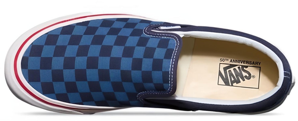 Vans Slip-On 98 复刻 '50周年纪念款' VN0A2XS4JVH Shop Vans Slip-On 98 复刻 '50周年纪念款' VN0A2XS4JVH