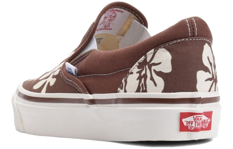 Shop Vans Slip-On 98 Reissue STV Aloha Marrn 'Brown White' VN0A2XS4JVG