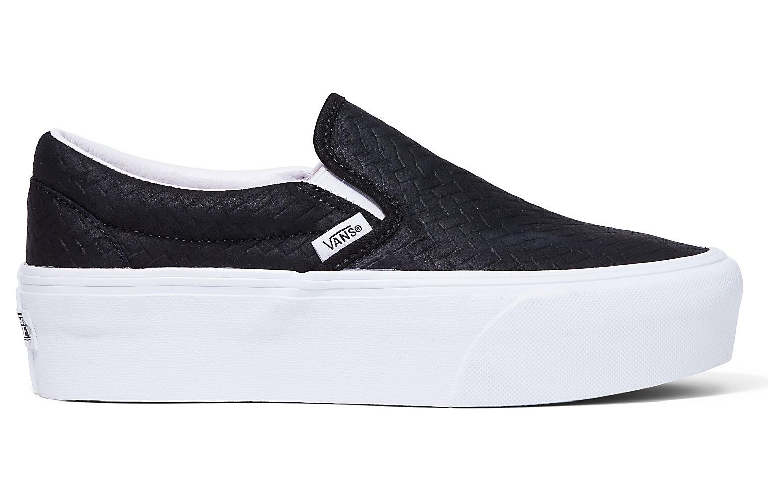 Order Vans滑入式 耐磨防滑 低筒 滑板鞋 男女款 黑色