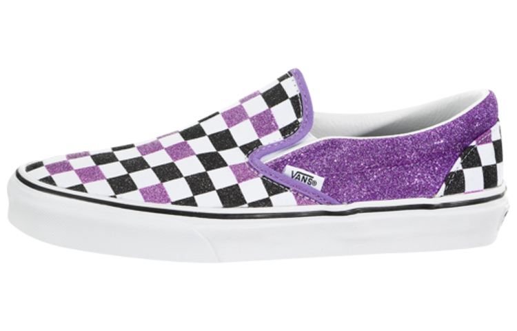 Vans Slip-On 'Glitter Checkerboard Fairy Wren' VN0A4BV3V8Y