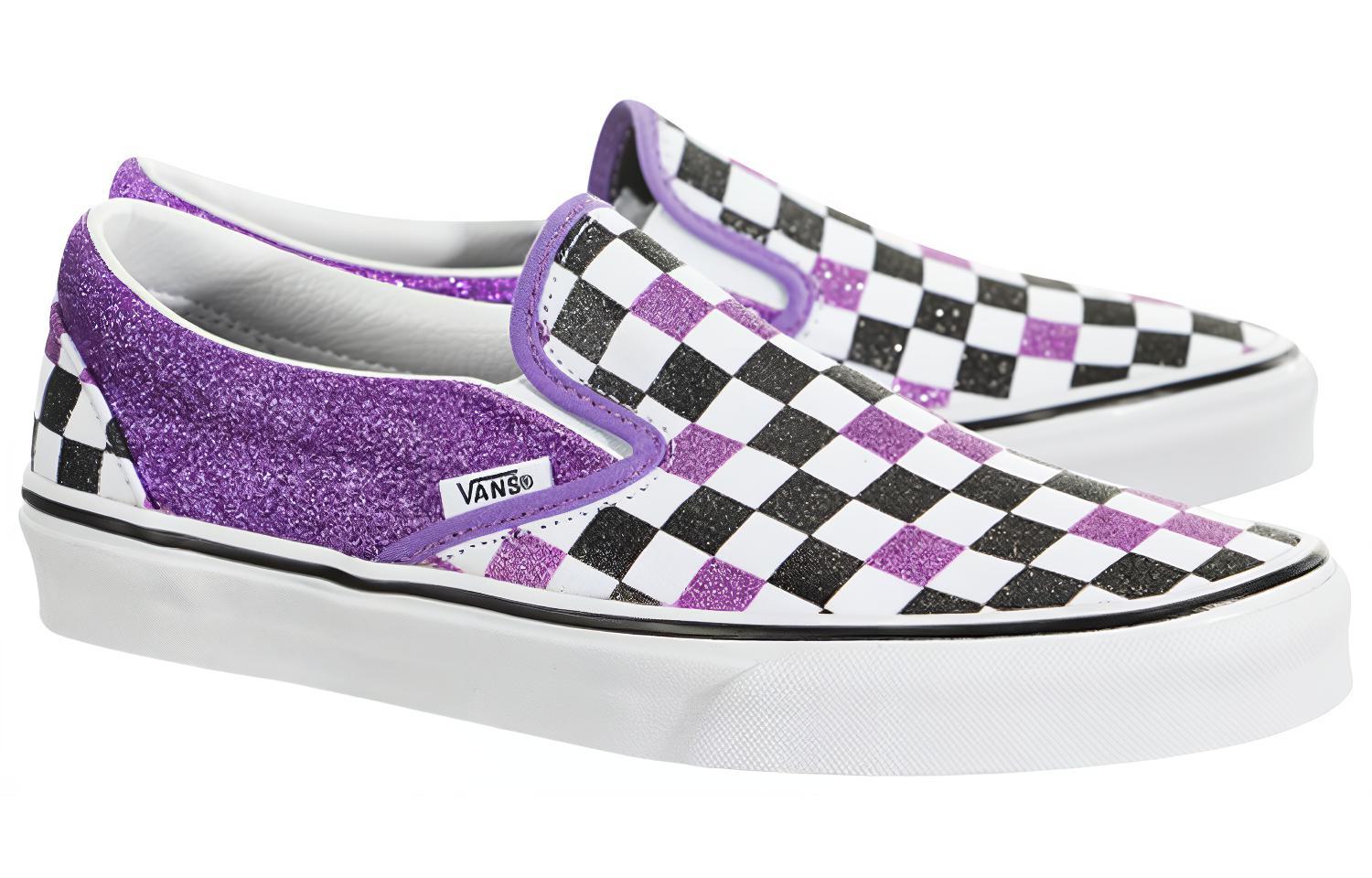 Lookbook Vans Slip-On 'Cuadros Brillantes Hada Azul' VN0A4BV3V8Y