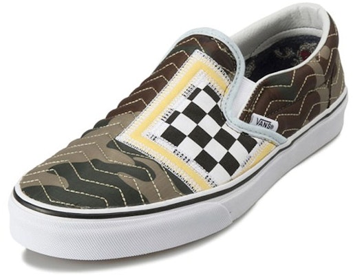Vans 经典无带帆布鞋 '拼接绗缝' VN0A38F7VMC Order Vans 经典无带帆布鞋 '拼接绗缝' VN0A38F7VMC