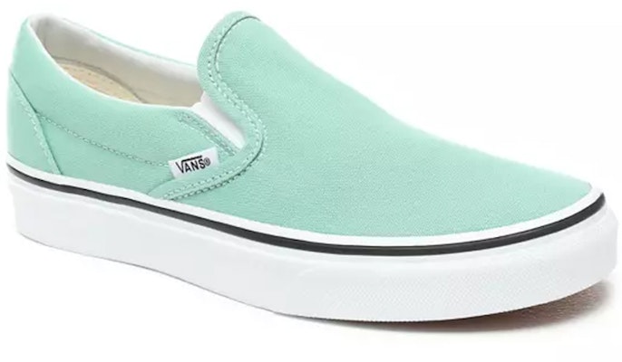 Vans 经典款懒人鞋 '海王星绿' VN0A38F7VMX Lookbook Vans 经典款懒人鞋 '海王星绿' VN0A38F7VMX