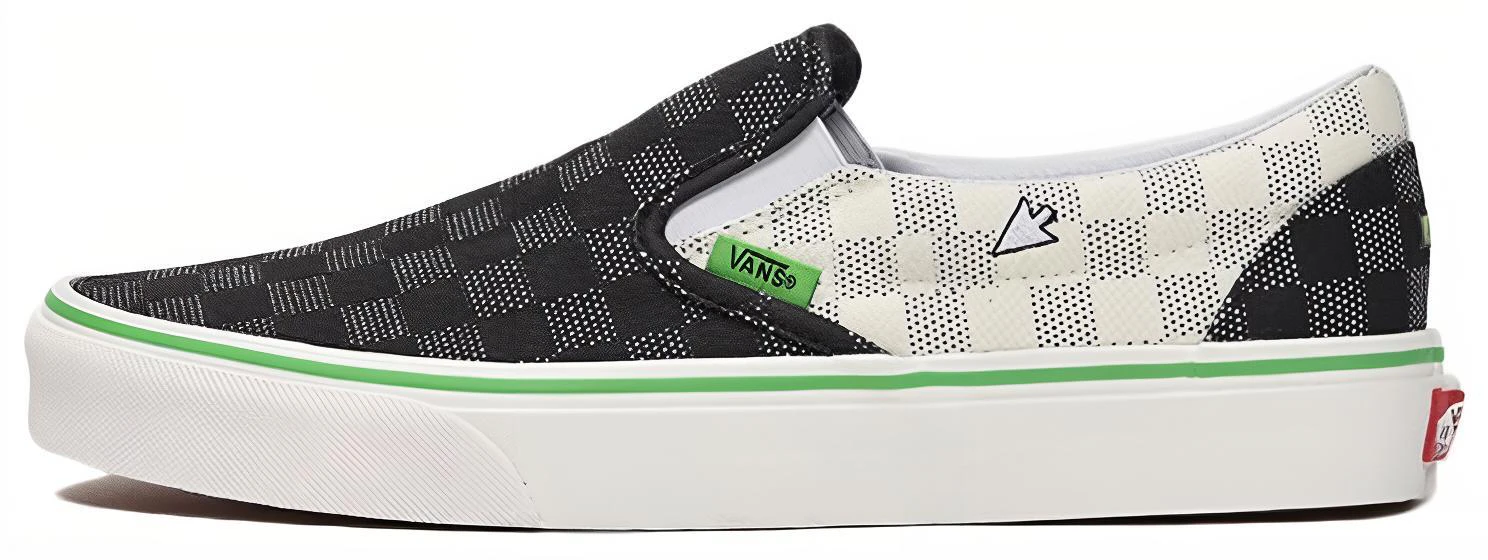 vans-slip-on-vanscii-black-white-green