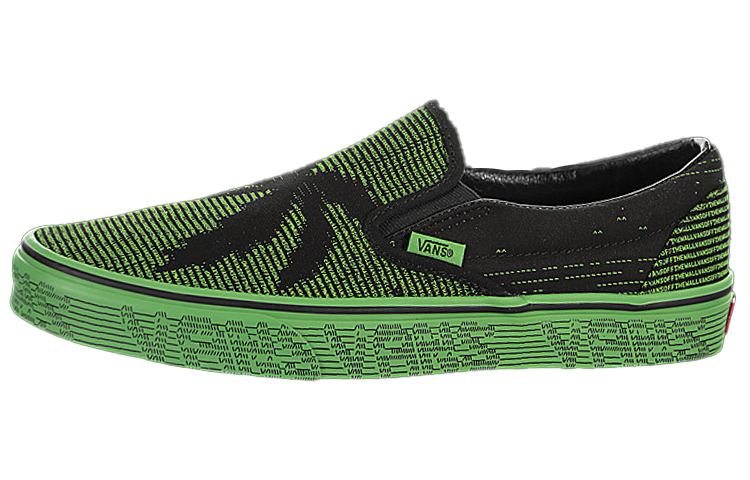 Buy Vans Slip-On 'Vanscii - Green Black' VN0A38F7VMQ