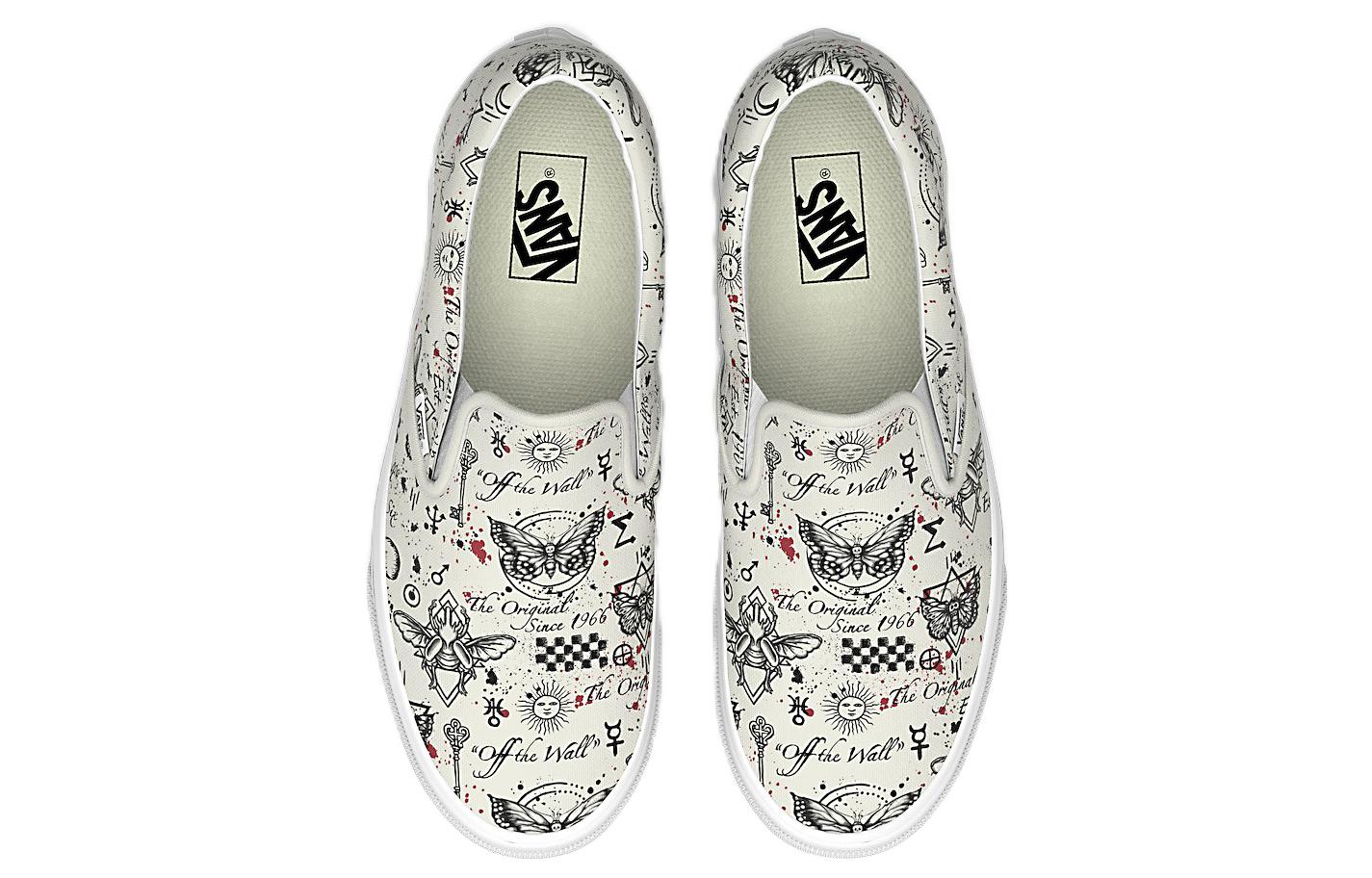 Shop ヴァンズ スリッポン 白黒 (Vanz Surippon Shirokuro) VN0A7Q5DKIG