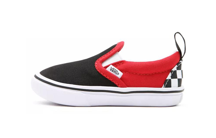Buy ヴァンズ スリッポン 黒/赤 (Vanz Surippon Kuro/Aka) VN0A4TZK35U