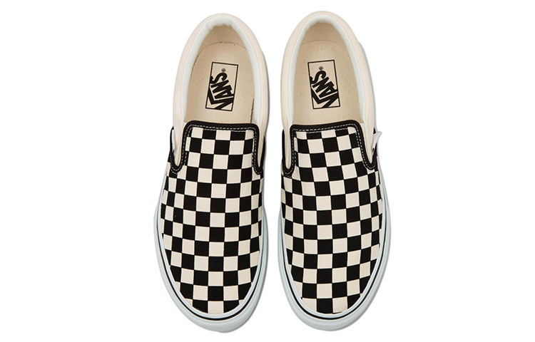 Shop Vans Slip-On Schwarz Weiß Kariert Japanische Version 466091-0001