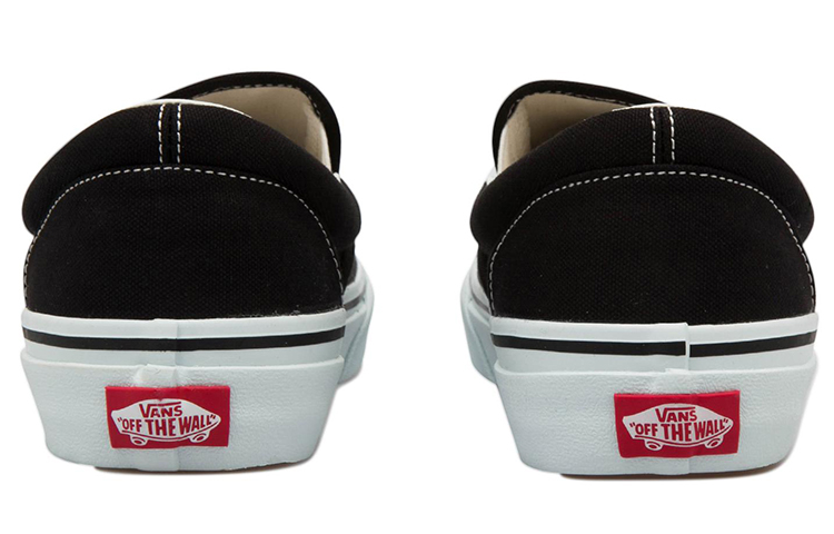 Details for Vans 黑白日本版懒人鞋 'Black White' 466091-0002